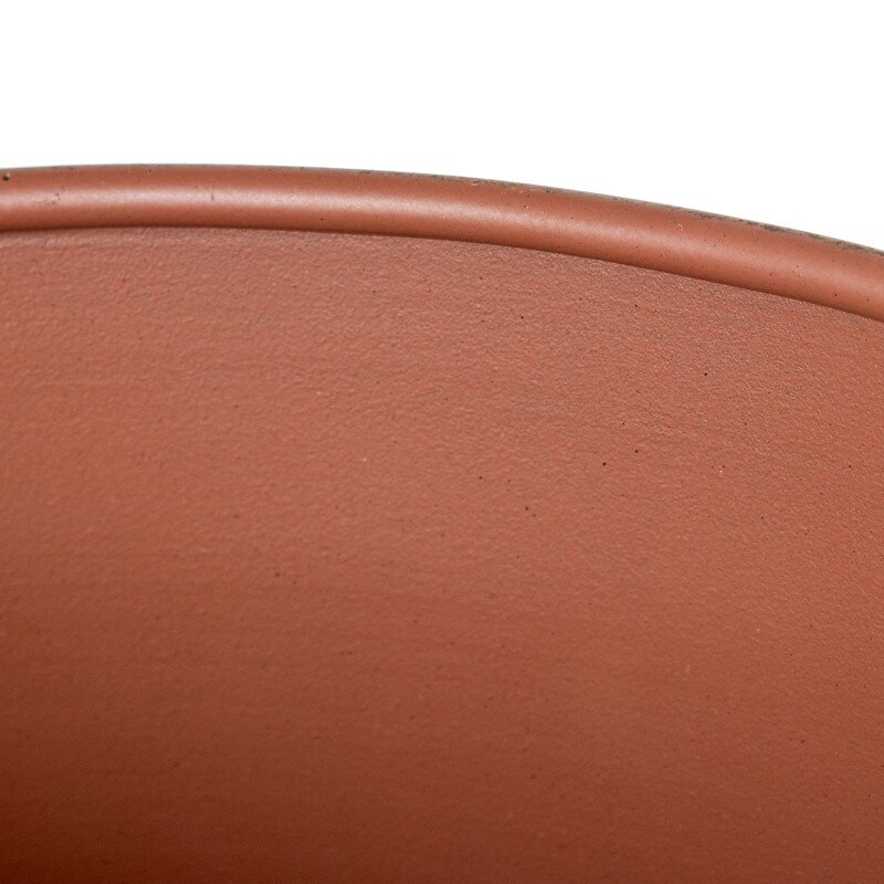 Set 2 Maceteros Metal Color Terracota/ Pie Negro Ø26x90+ø23x71cm - Image 3