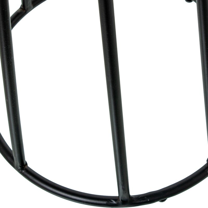 Set 2 Maceteros Metal Color Terracota/ Pie Negro Ø26x90+ø23x71cm - Image 6