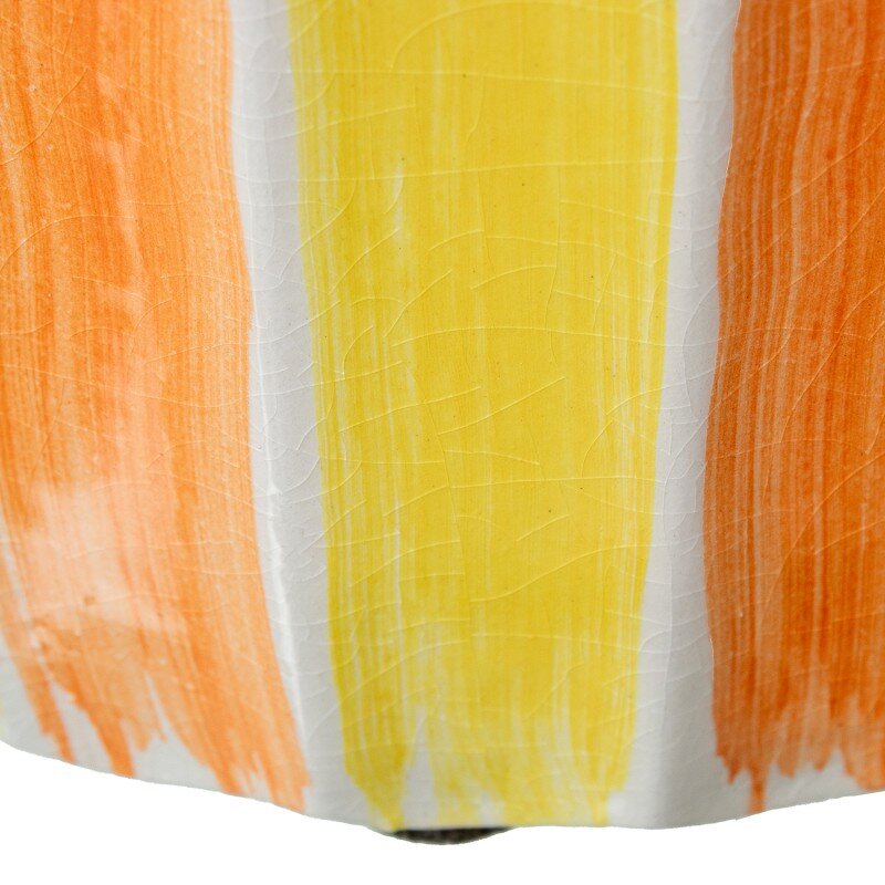 Set 3 Maceteros Cerámica Amarillo/naranja Ø17x17+ø22x21+ø28x27cm - Image 4