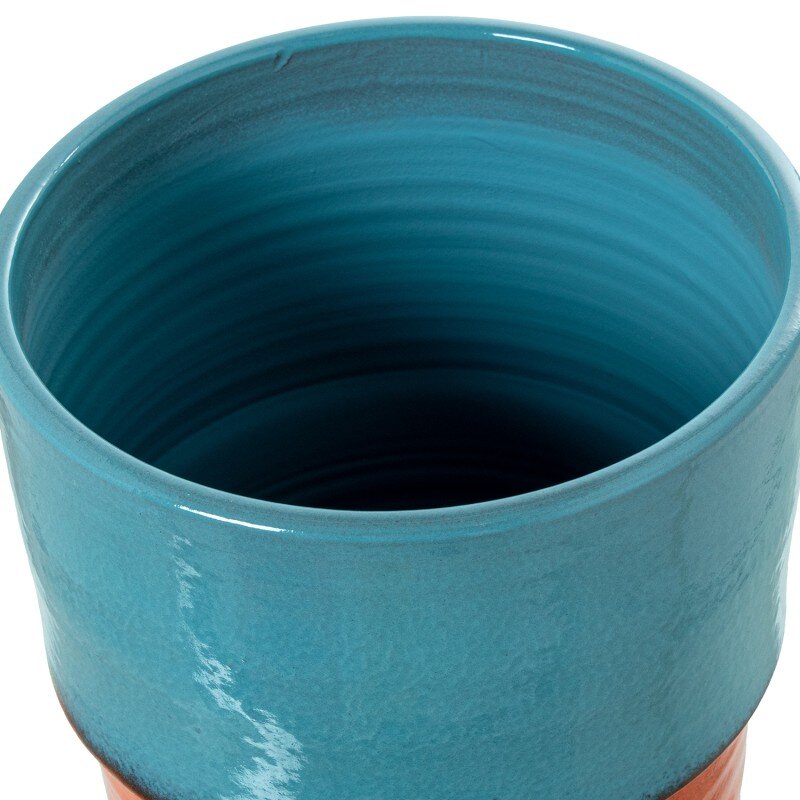 Set 3 Maceteros Ceramica Bicolor Surtidos Ø15x16+ø24x23+ø29x27cm - Image 2