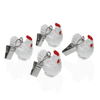 SET 4 PESOS MANTEL GALLINAS
