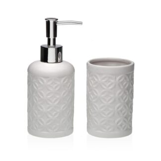 SET BAÑO 2 PCS BLANCO