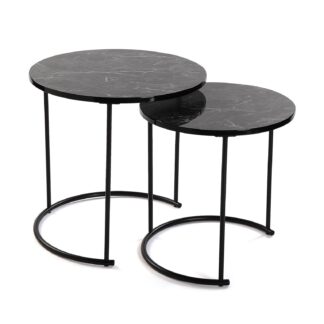 SET MESILLAS NIDO NEGRAS
