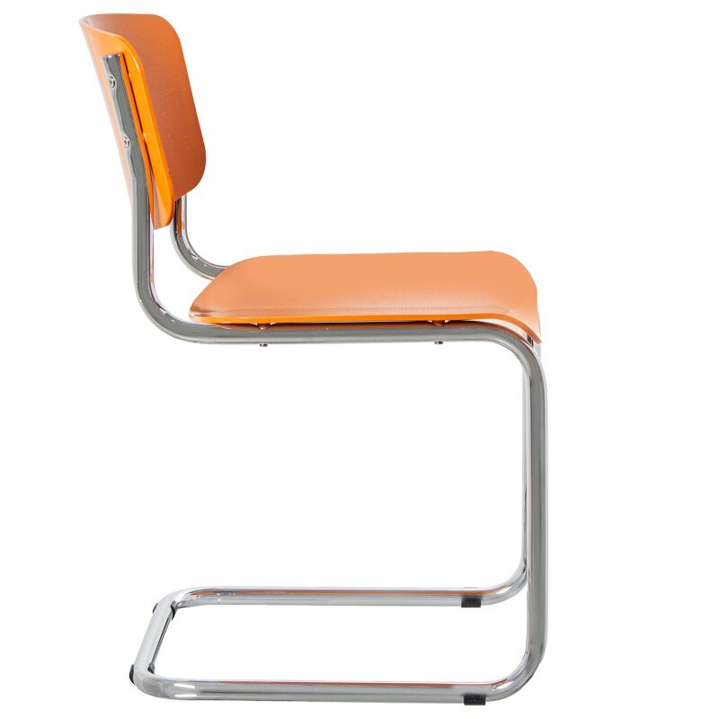 Silla Abs Amarillo Patas Metal Cromado 43x57x81cm Alt. Asiento:47cm - Image 9