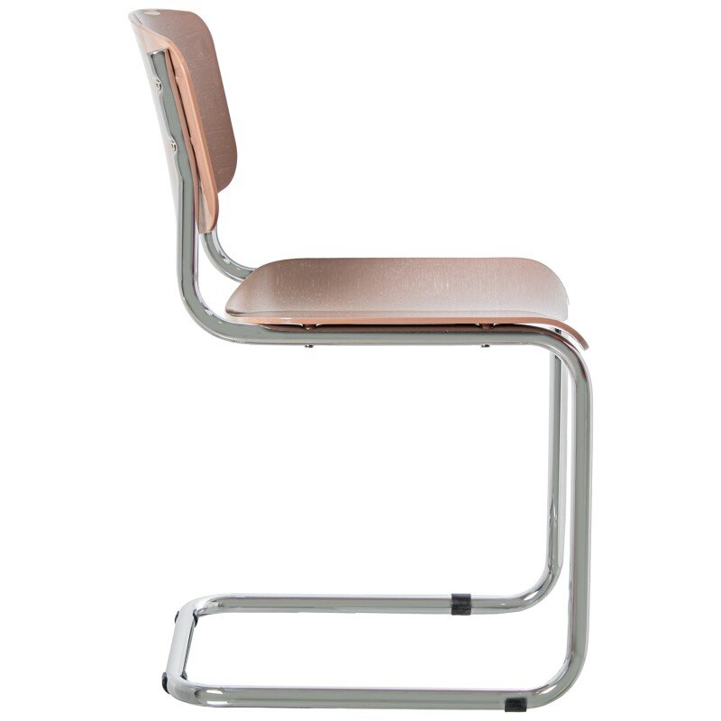 Silla Abs Rosa Patas Metal Cromado 43x57x81cm Alt. Asiento:47cm - Image 5