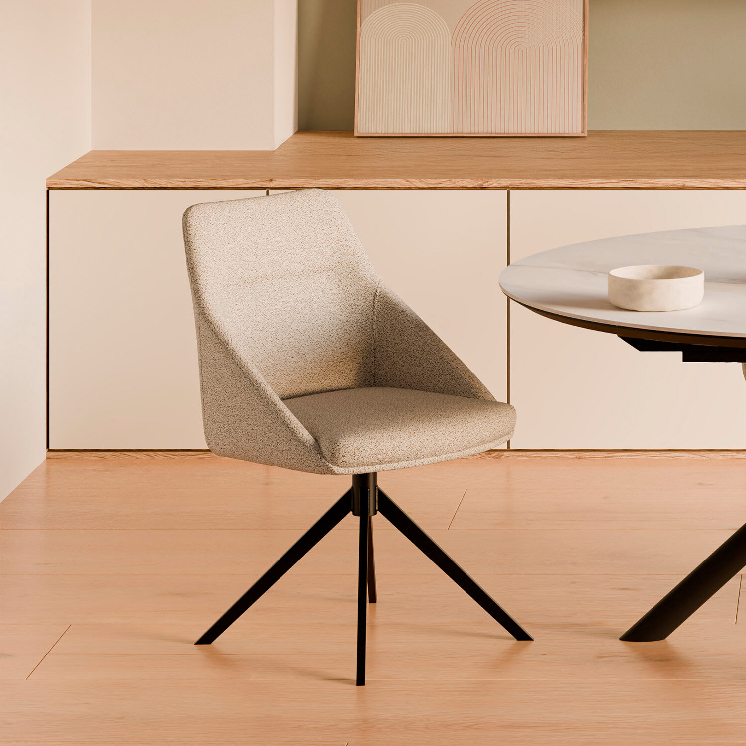 Silla AKIRA beige - Image 2