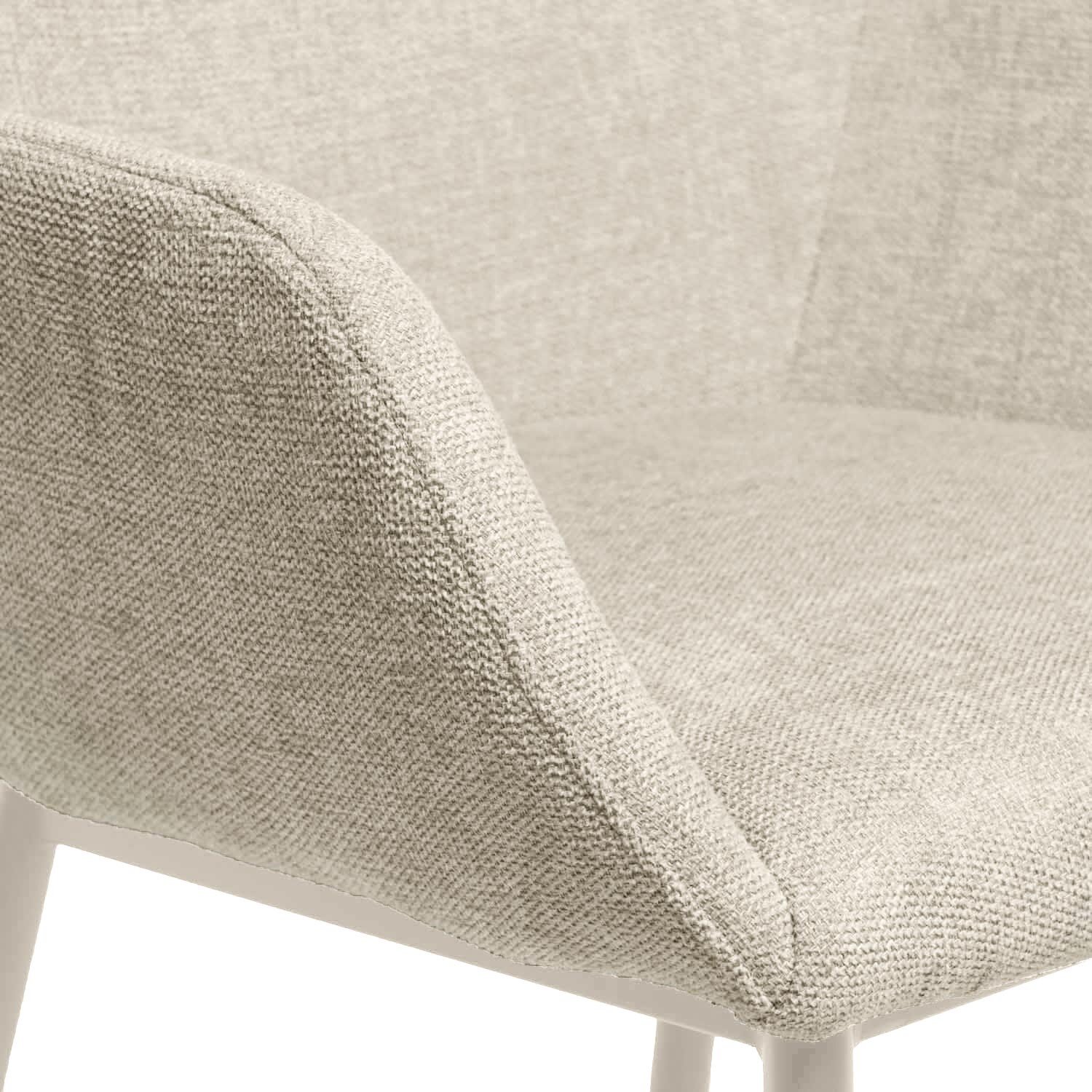 Silla ISABELLA beige (pata beige) - Image 8