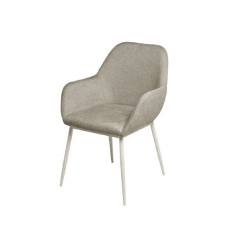 Silla ISABELLA taupe (pata beige)