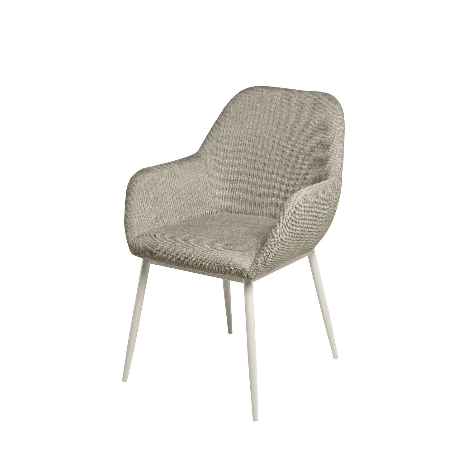 Silla ISABELLA taupe (pata beige)