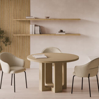 Silla MIRABELLA beige (pata negra)