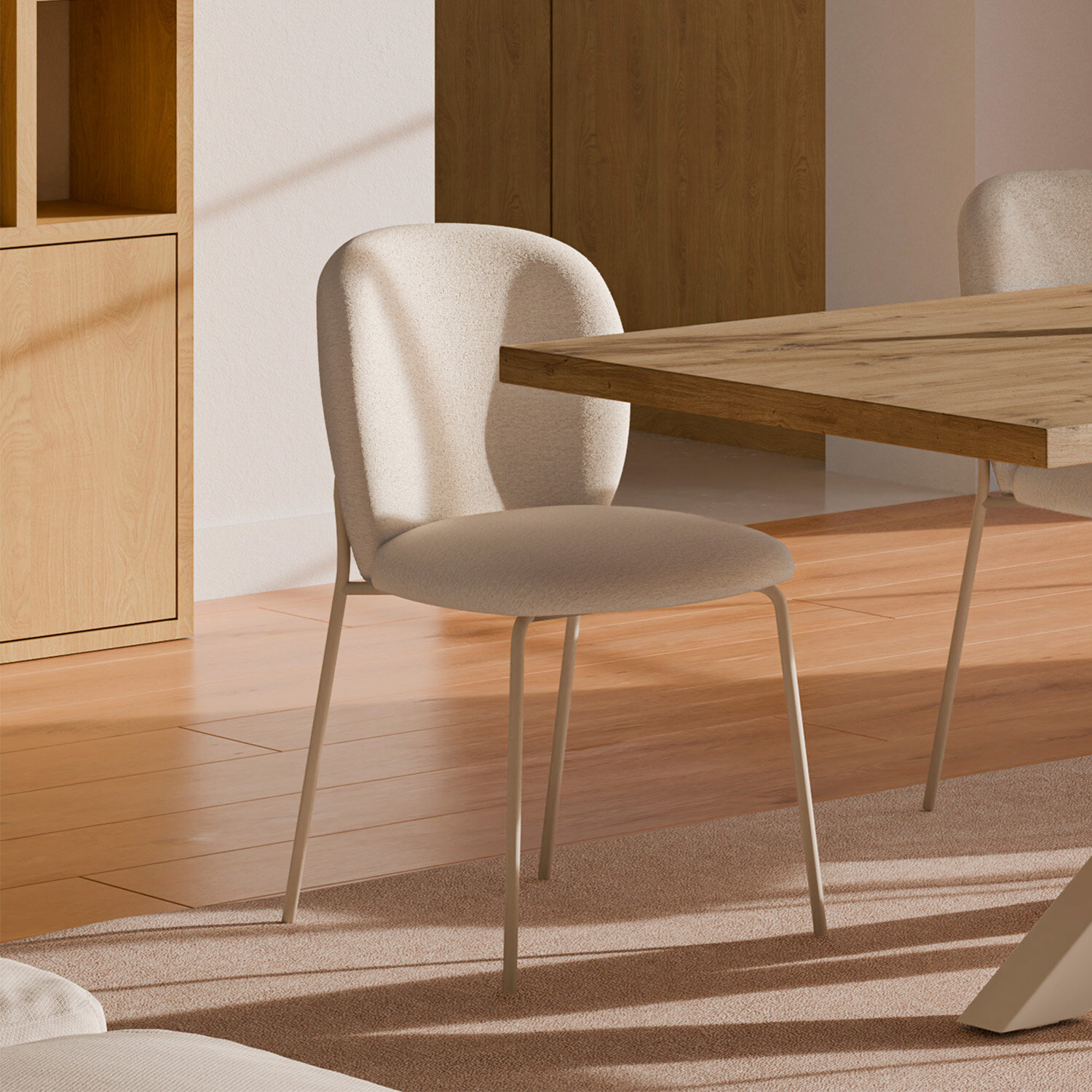 Silla RIONA beige (pata beige) - Image 2