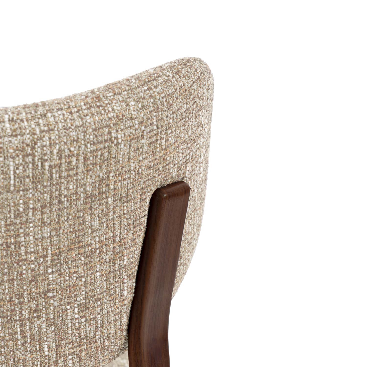 Silla RUMI taupe (pata símil nogal) - Image 6