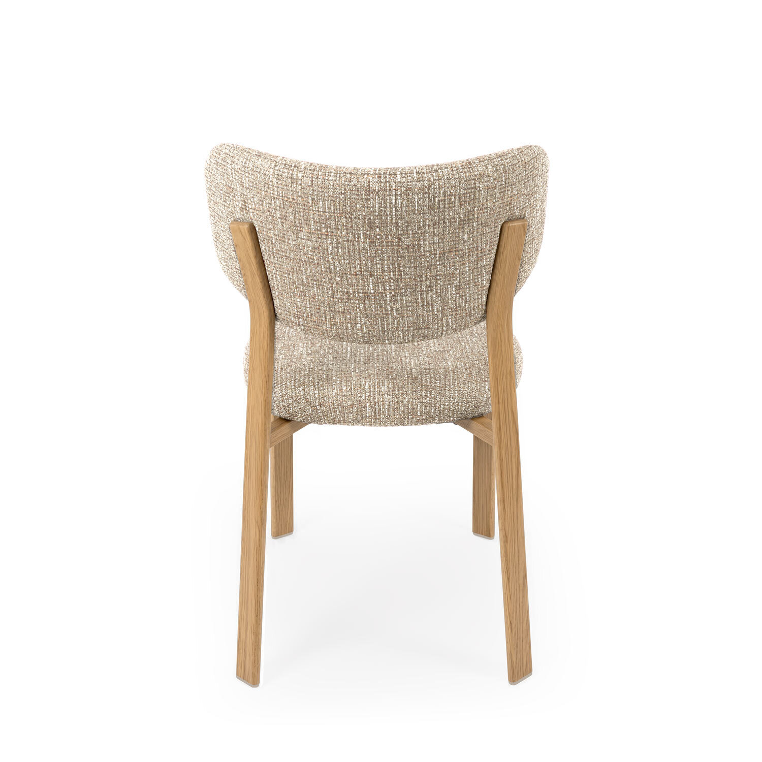 Silla RUMI taupe (pata símil roble) - Image 5