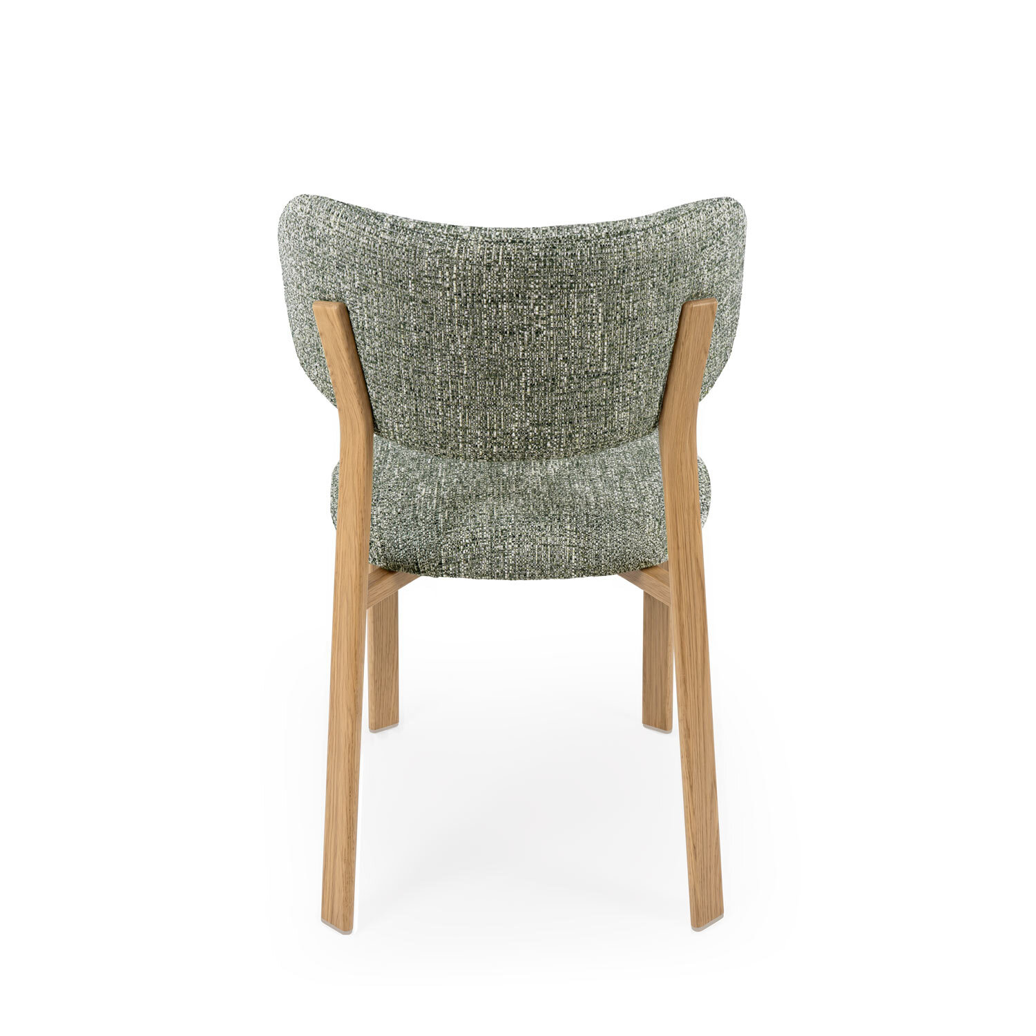 Silla RUMI verde (pata símil roble) - Image 6