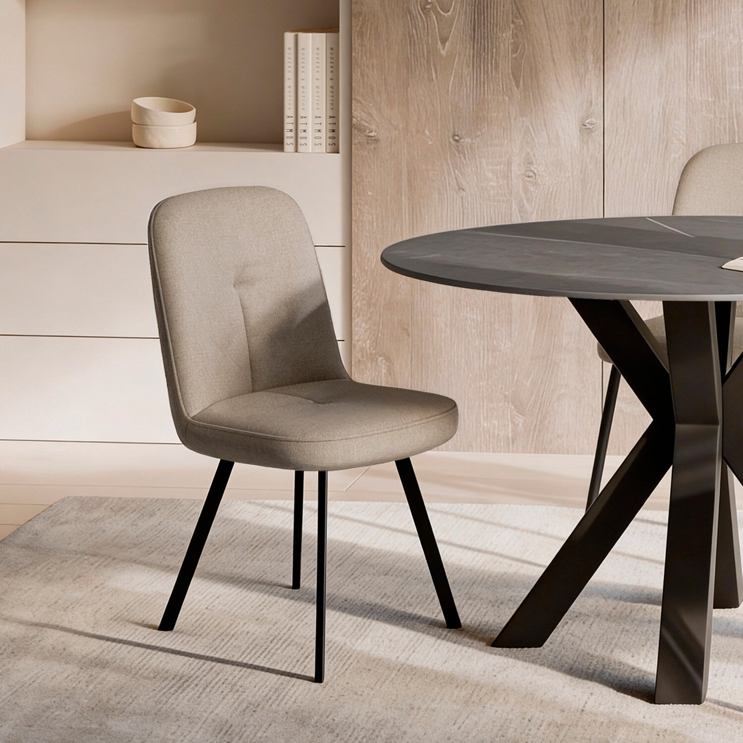 Silla SIGRID taupe - Image 2