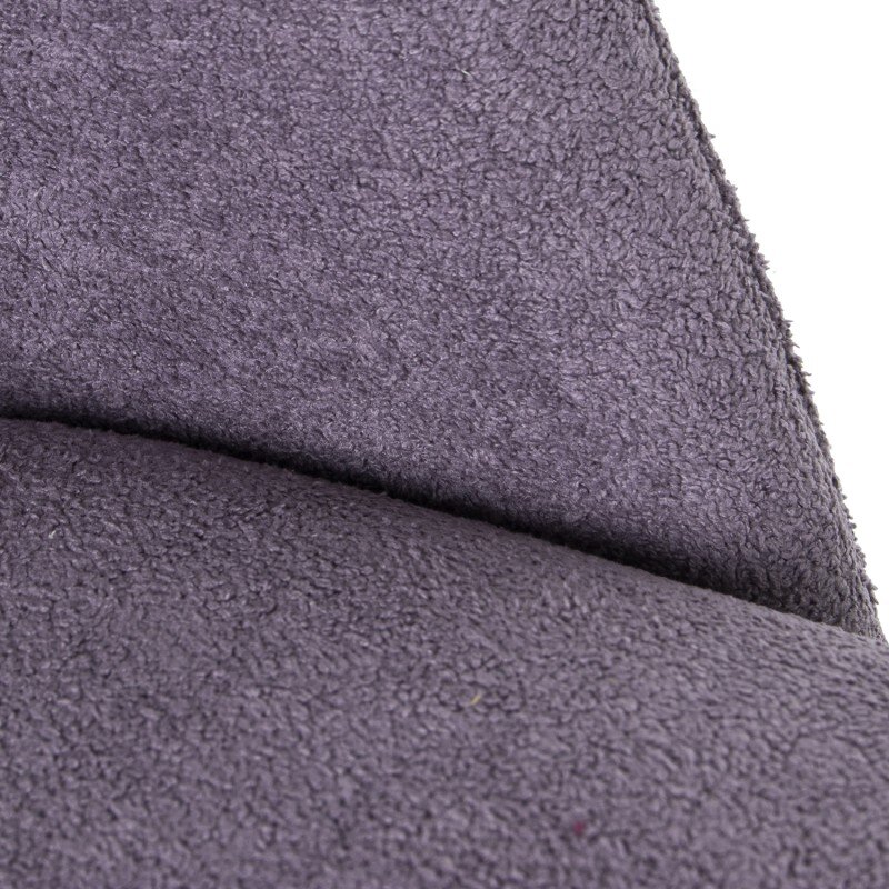 Silla Tela Gris Patas Metal Negro, Poliéster 42x36x76cm Alt.asiento:48,5cm - Image 6