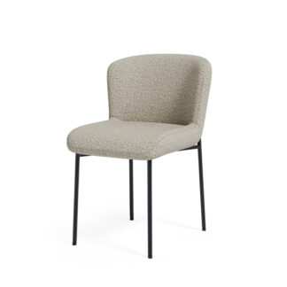Silla ZOEY taupe (pata negra)