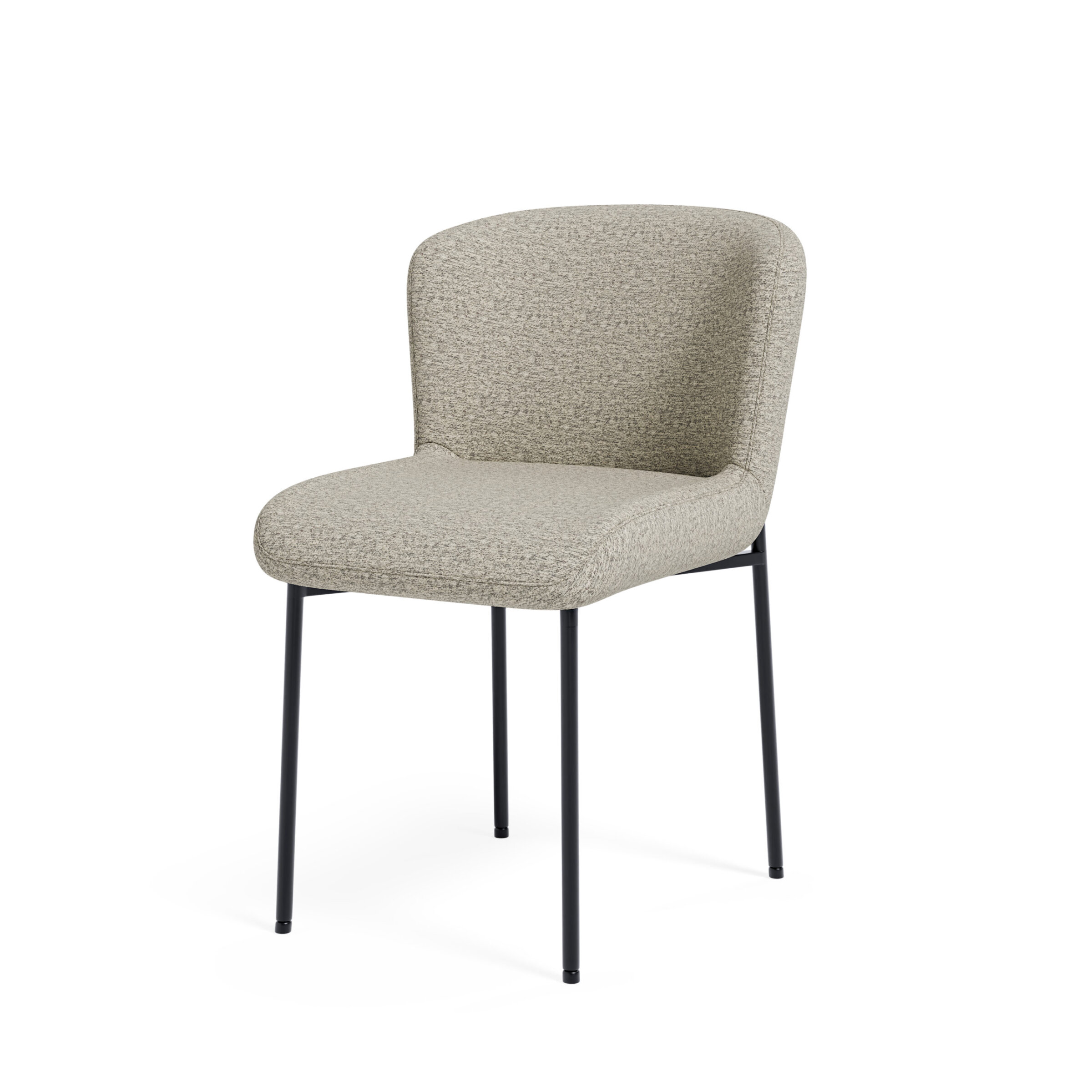 Silla ZOEY taupe (pata negra)
