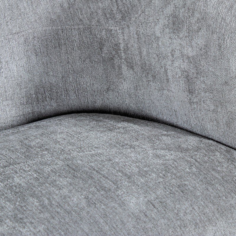 Sofá 3 Plazas Tela Gris 231x91x78cm Alt. Asiento:46cm - Image 6