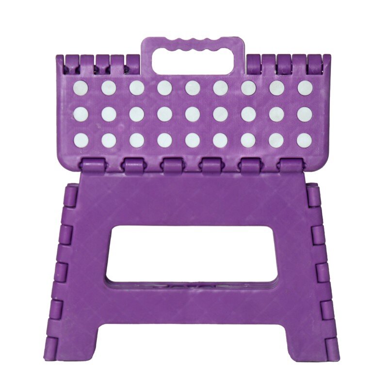 Taburete Plegable Pp Violeta 32x25x22cm, Asiento:29x22cm - Image 2