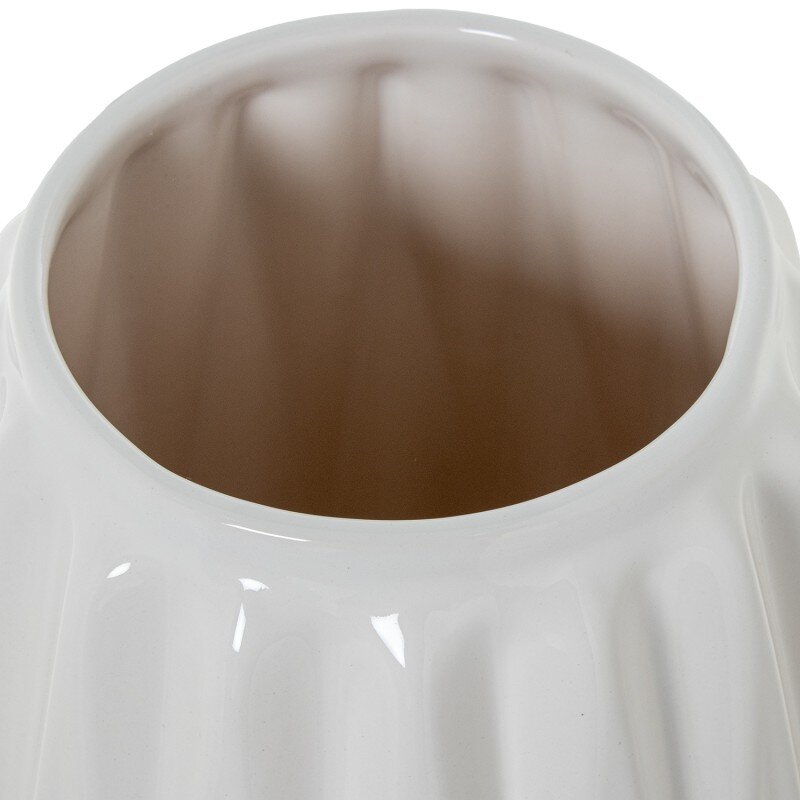 Tibor Ceramica 50cm Blanco Brillo 24x24x50cm - Image 4