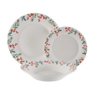 VAJILLA 18 PIEZAS  ACEBO