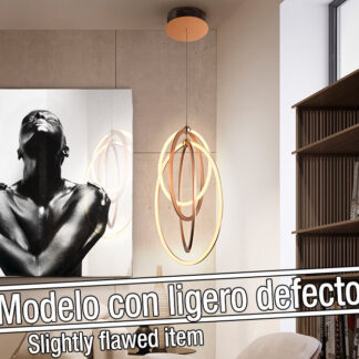 LAMPARA LED ·OCELLIS·30Ø ORO ROSA
