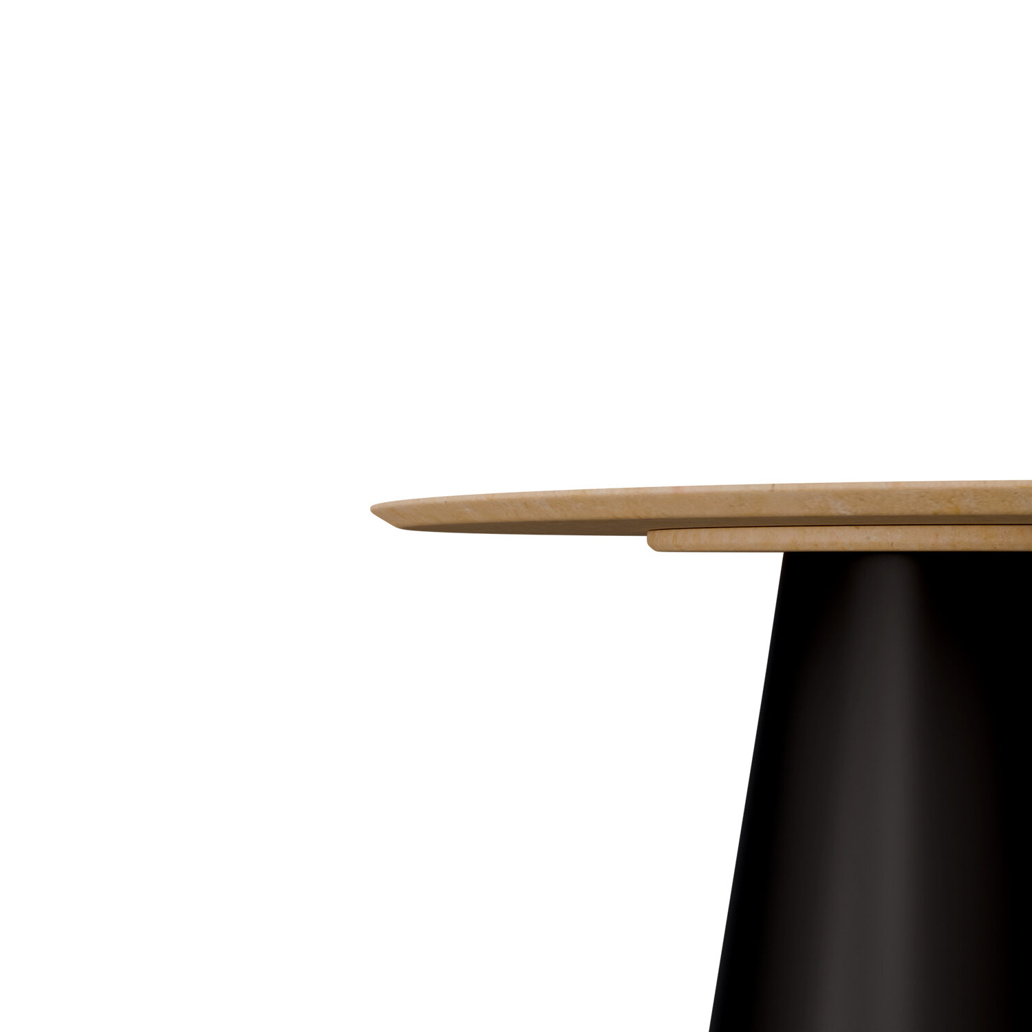 Mesa fija DAISY 100 roble/negro - Image 4