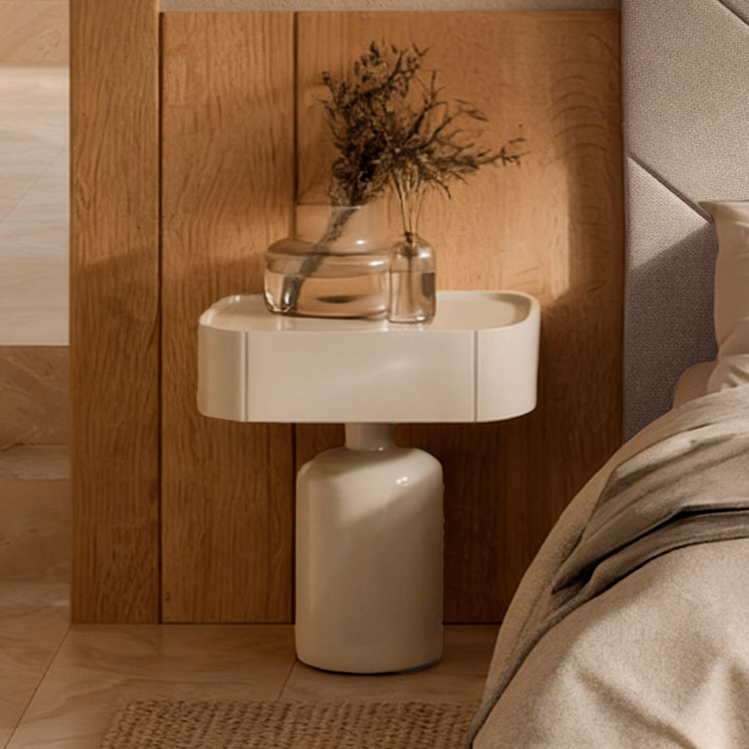Mesita BENJA beige brillo - Image 2