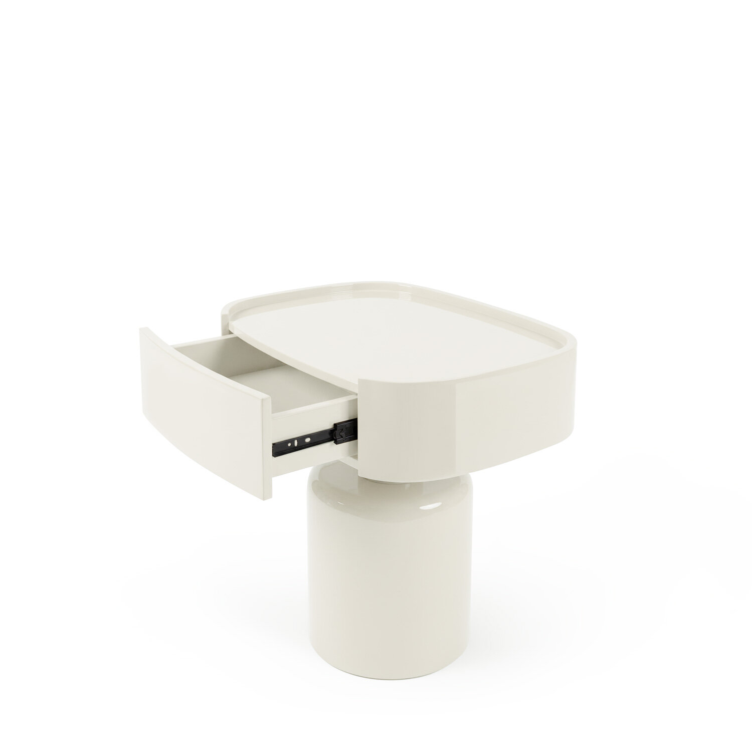 Mesita BENJA beige brillo - Image 4