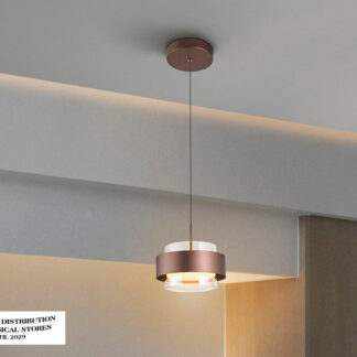 NATURE- LAMPARA 1L BRONCE OSCURO