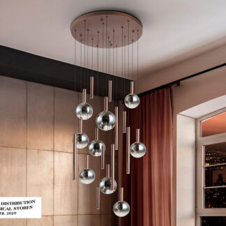 SAPORE- LAMPARA 18L BRONCE OSCURO