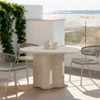Silla de exterior PALMIRA beige