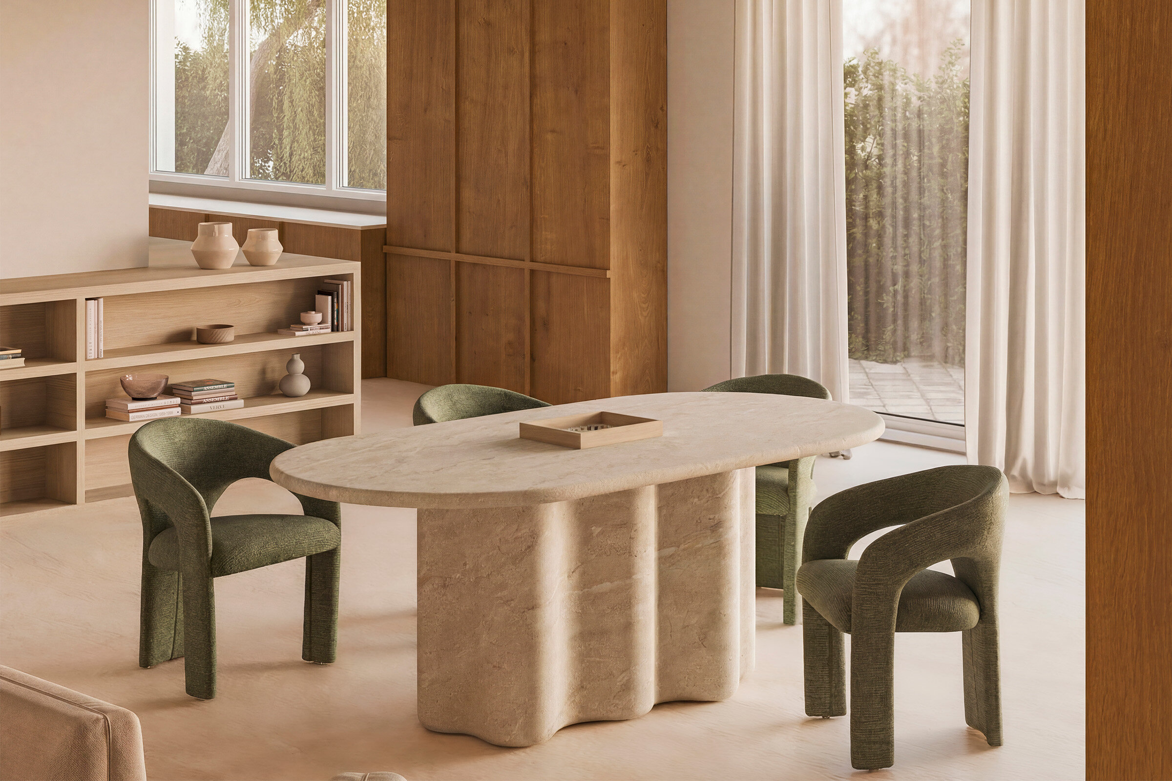 Silla LORETTA verde
