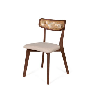 Silla SHIRLEY nogal beige