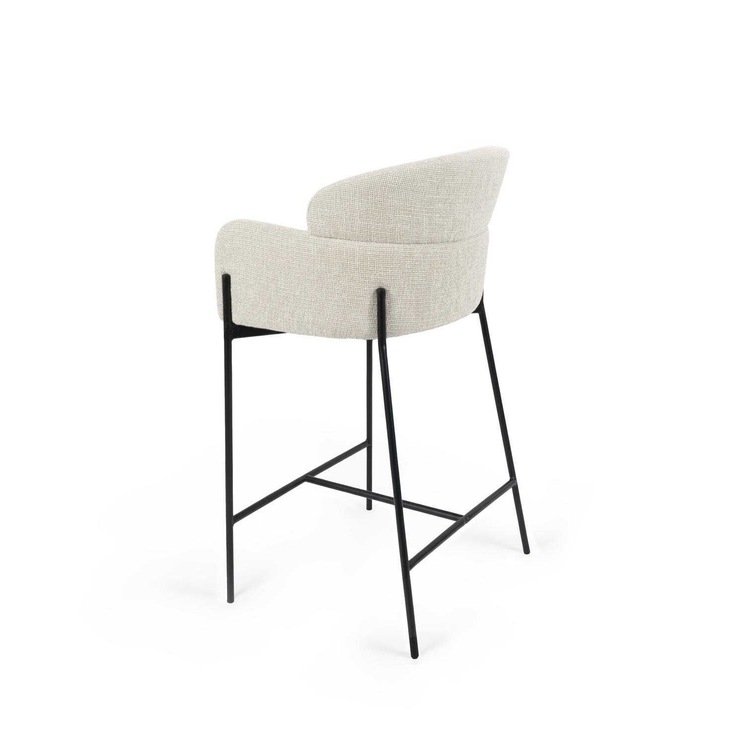 Taburete bajo ANDER beige - Image 4