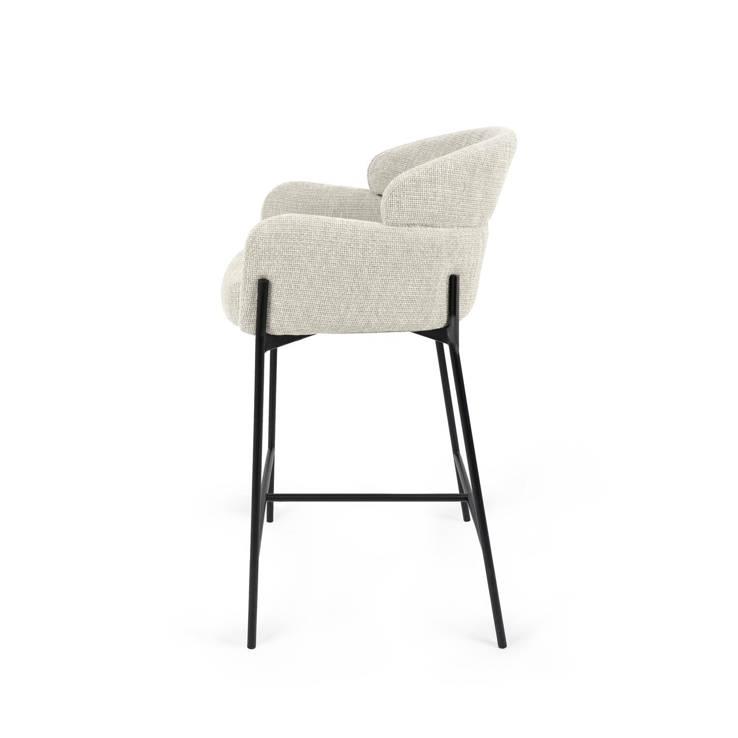 Taburete bajo ANDER beige - Image 5
