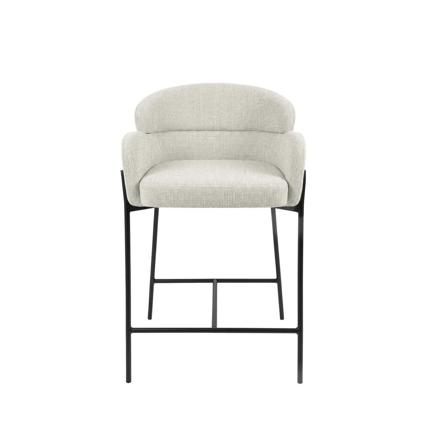 Taburete bajo ANDER beige - Image 6