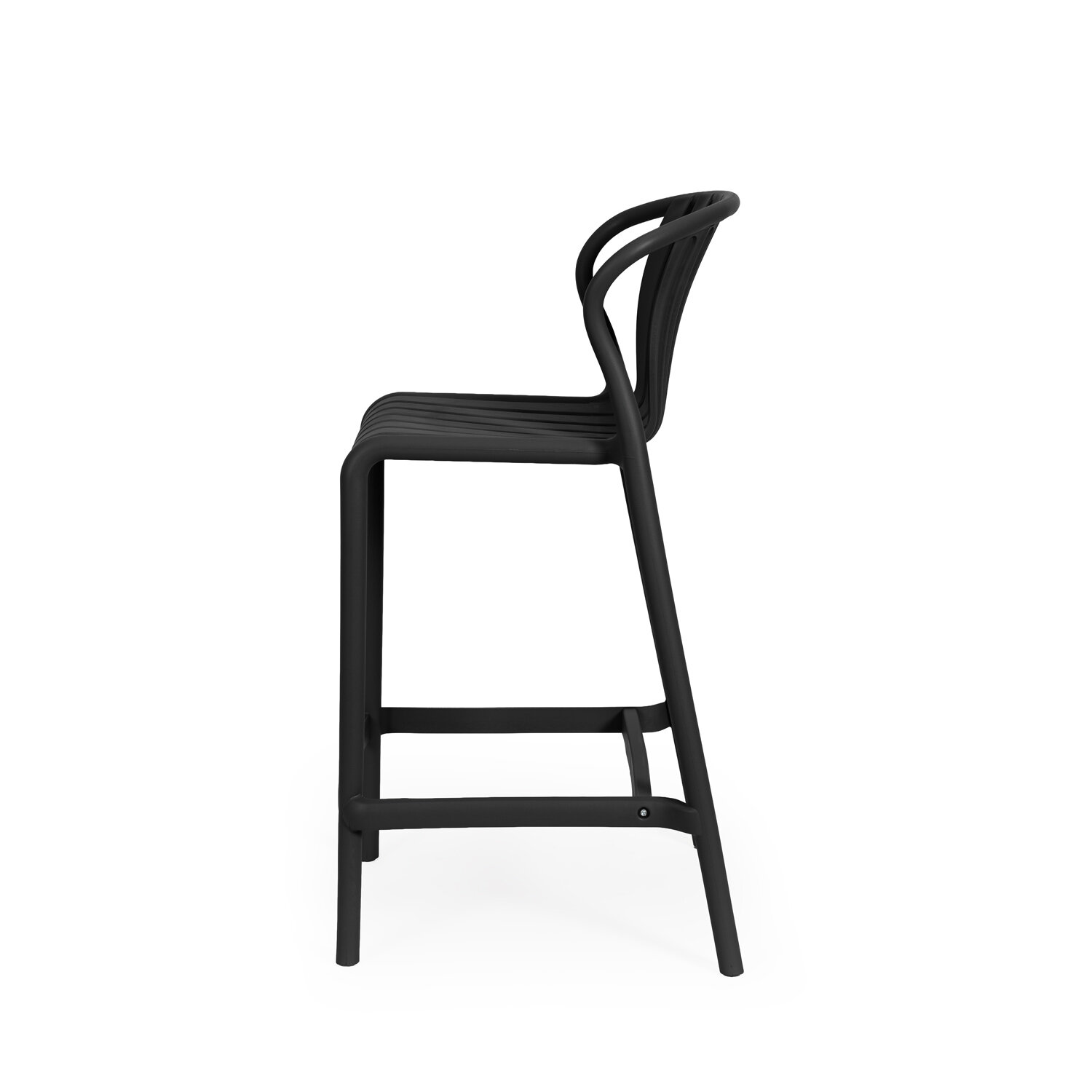 Taburete bajo BASTIAN negro - Image 4