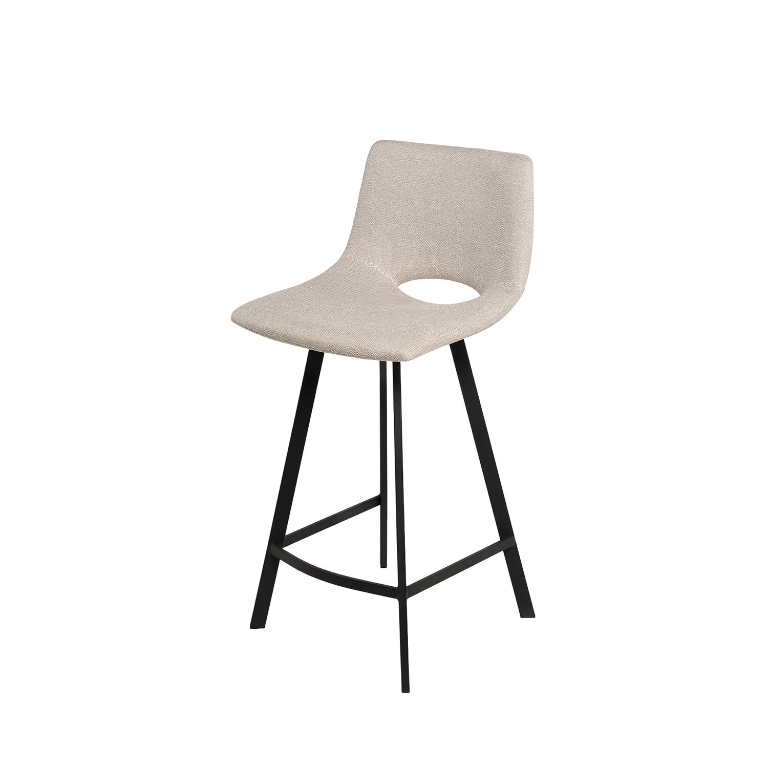 Taburete bajo CLARK beige - Image 3