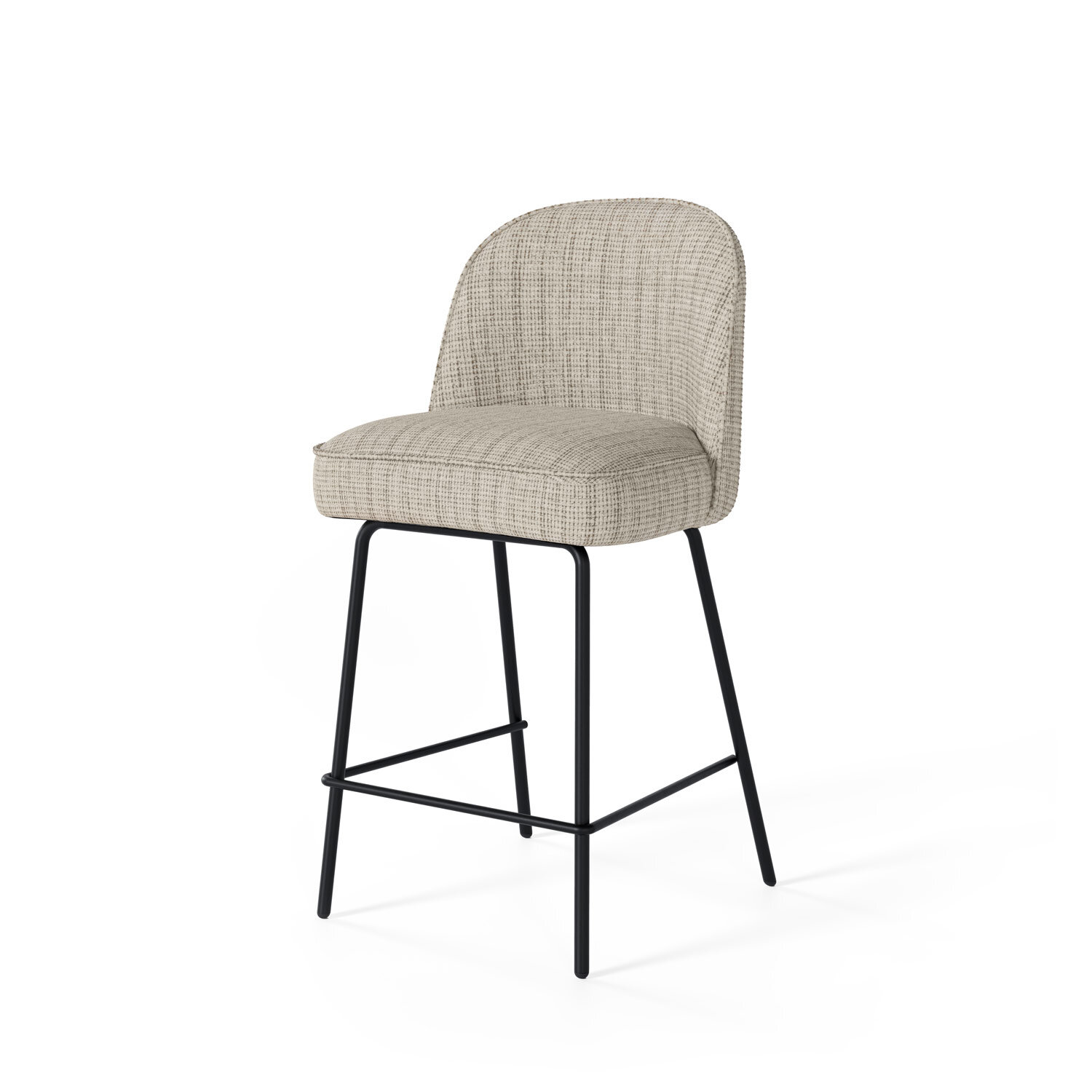 Taburete bajo NELSON taupe - Image 3