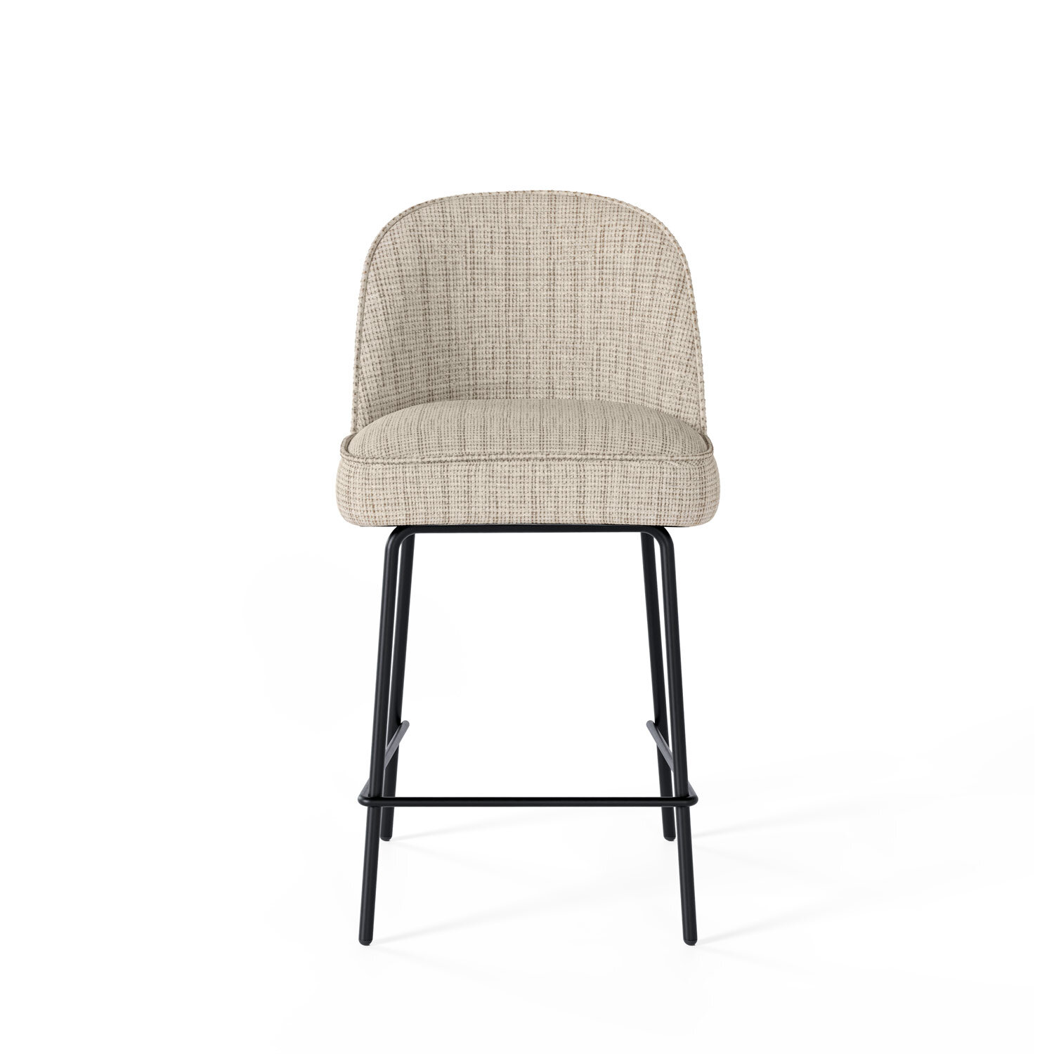 Taburete bajo NELSON taupe - Image 4