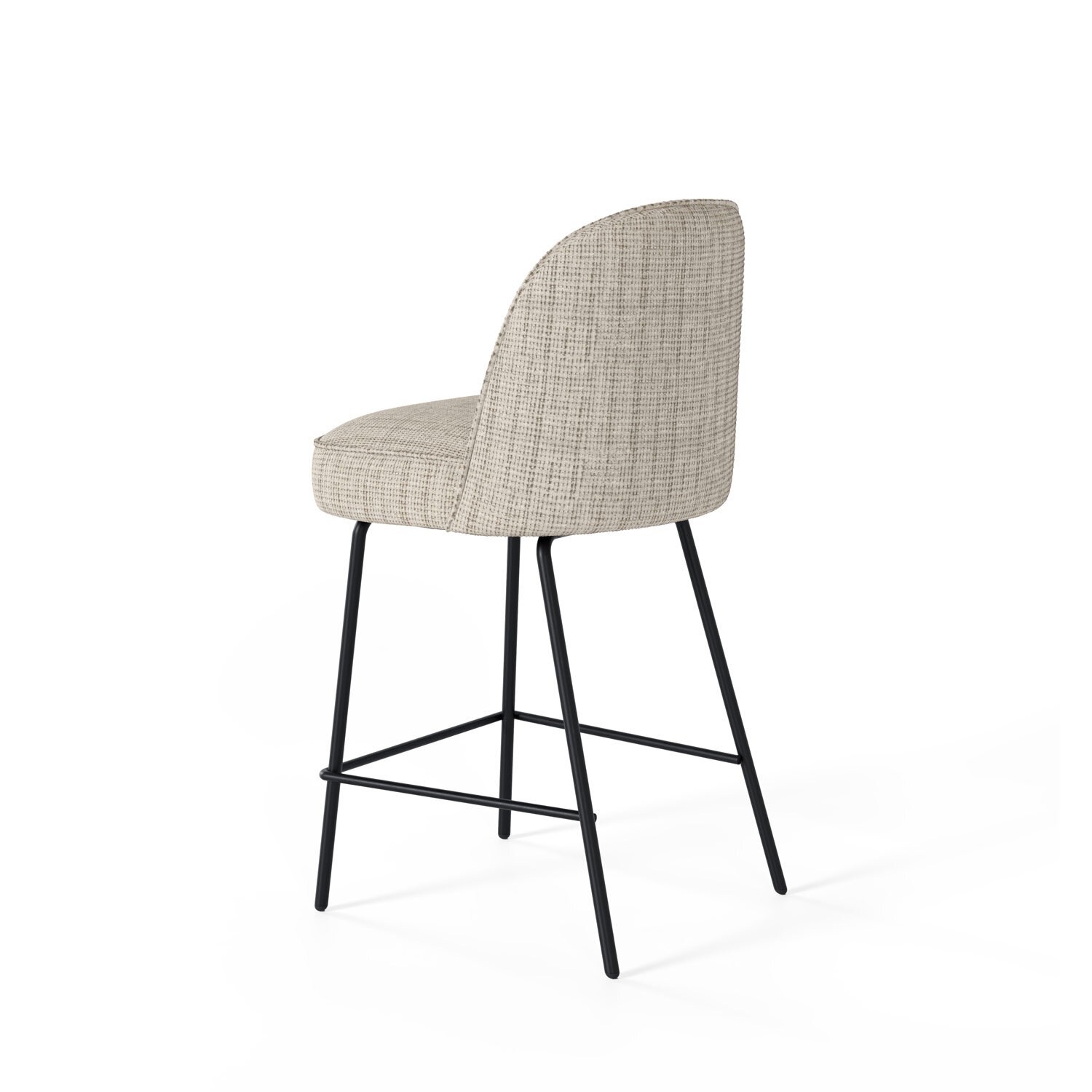 Taburete bajo NELSON taupe - Image 5