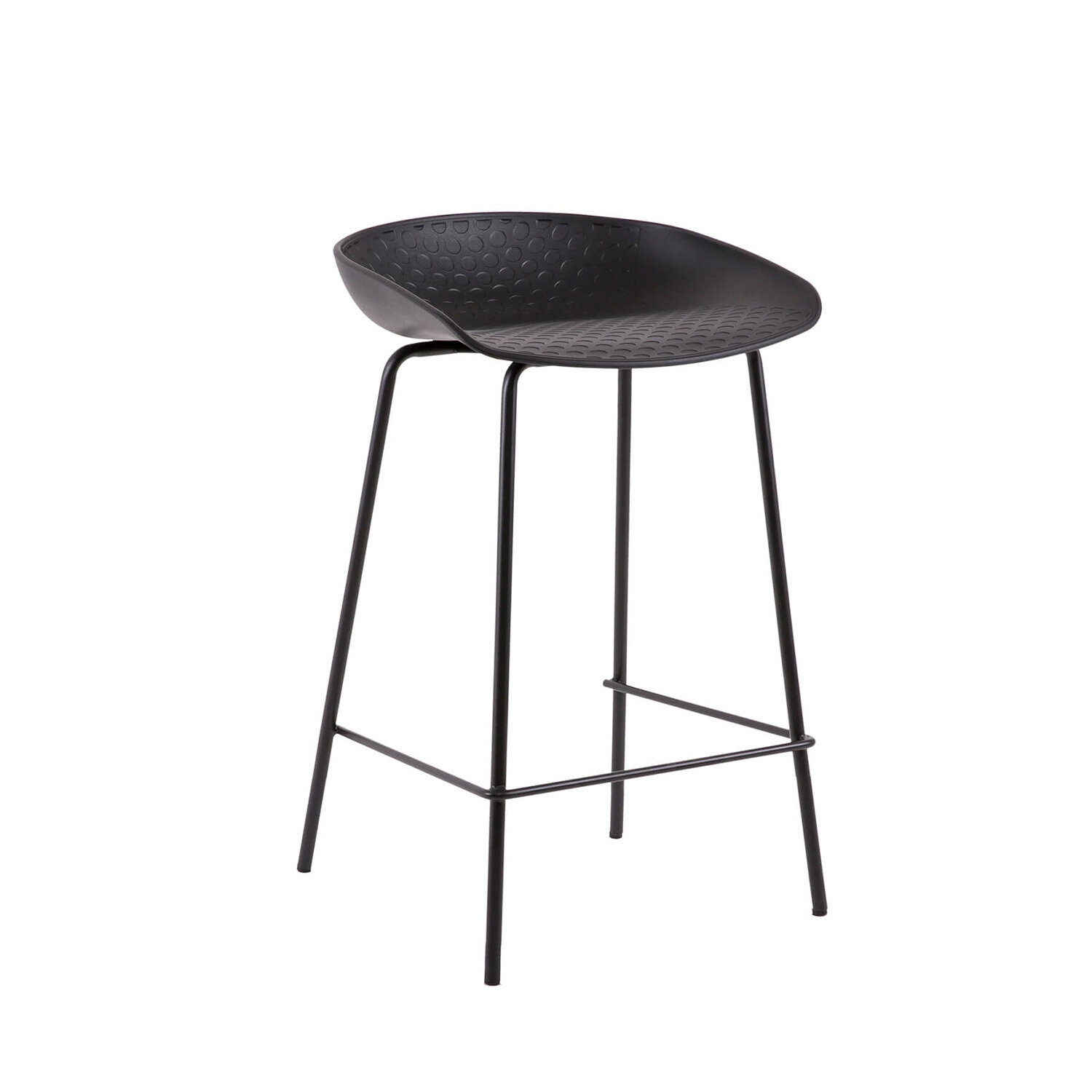 Taburete bajo NETTA negro - Image 4