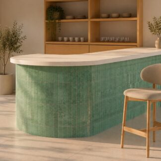 Taburete bajo RENZO beige