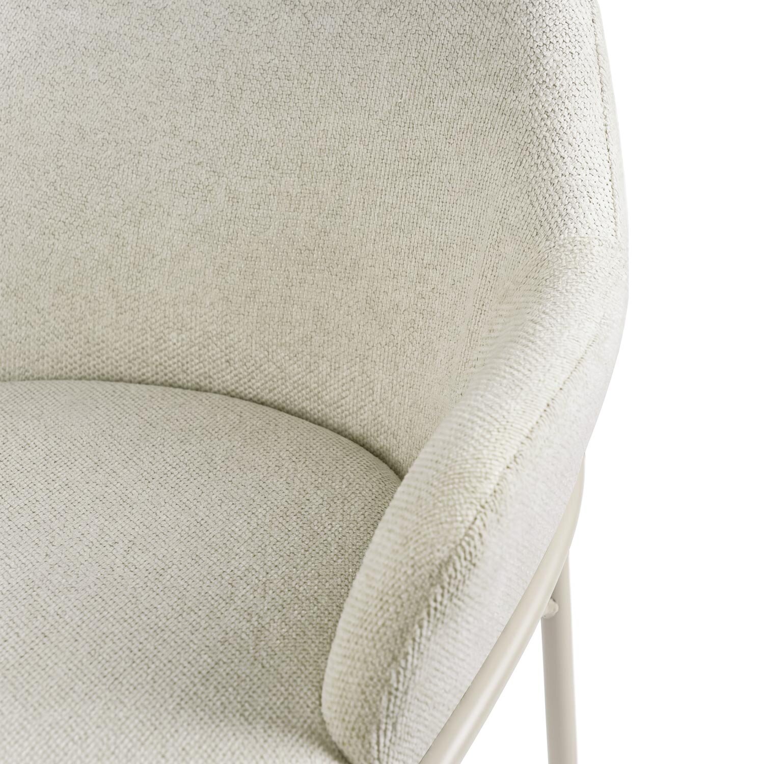 Taburete bajo THOMAS beige (pata beige) - Image 7