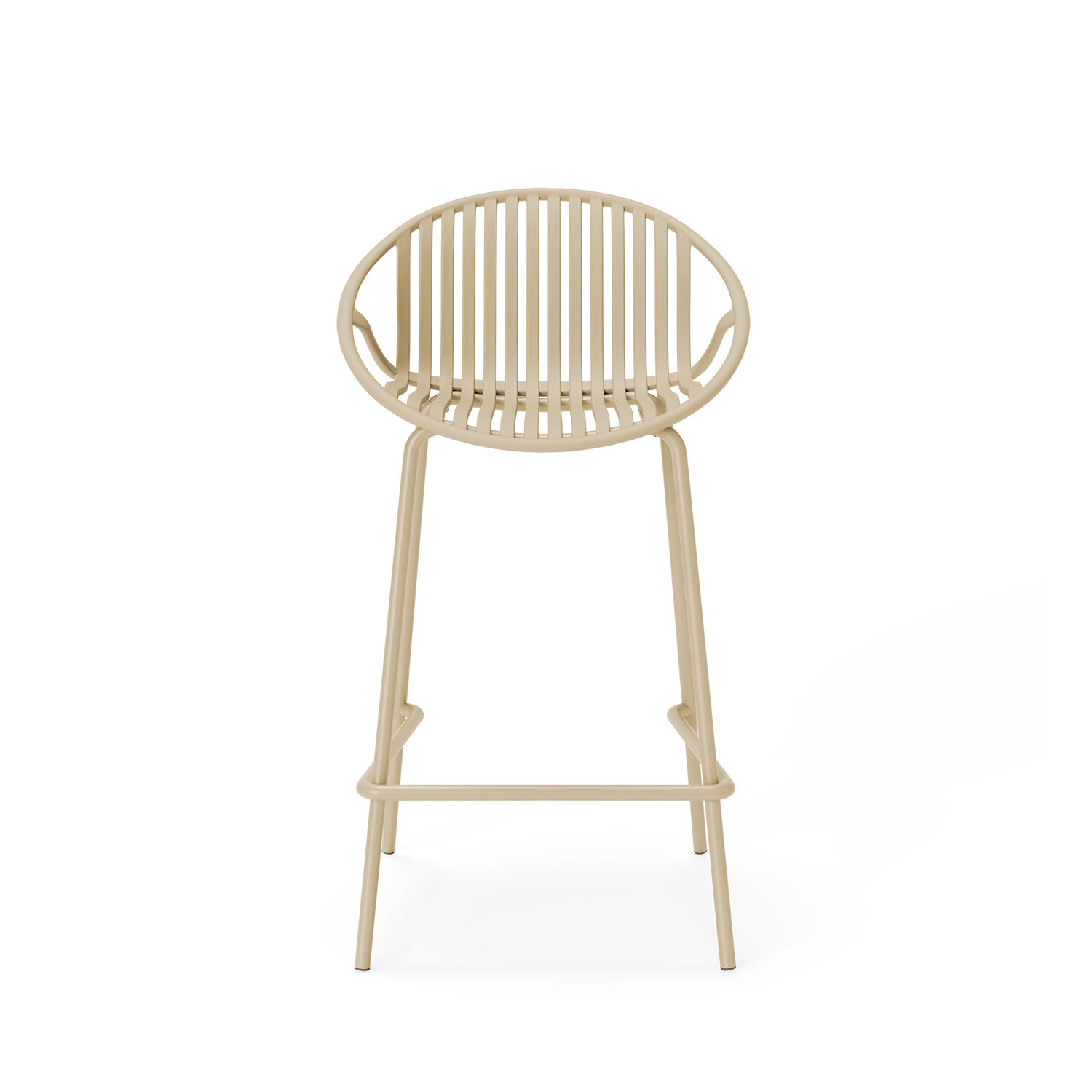 Taburete bajo TRISTAN beige - Image 6
