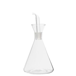 Aceitera Cristal Borosilicato 250ml Antigoteo 9x18cm 250ml