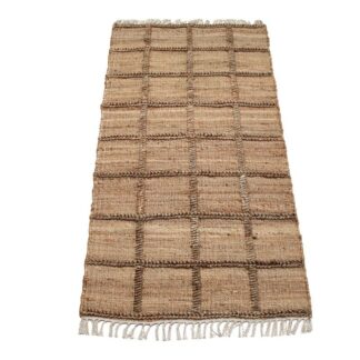 Alfombra 80% Yute 20% Algodón 80x160cm 80x160cm