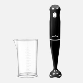 Batidora De Mano Tigris 1000w Negra Cuchilla Acero C/vaso Mezclador Y Asa Ergonomica
